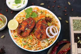 Fish Biryani(750 Ml Container)