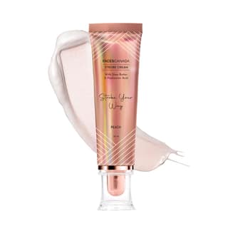 FACES CANADA Strobe Cream - Peach, 30ml | Primer + Highlighter + Moisturizer | Shea Butter & Hyaluronic Acid | Intense Hydration | Flawless Radiant Dewy Skin | Illuminating & Glowing Makeup Base FACES CANADA Strobe Cream - Peach, 30ml | Primer + Highligh