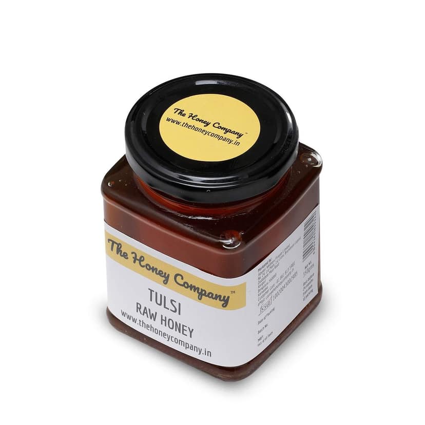 The Honey Company Tulsi Raw Honey 350g 100% Pure Natural Raw Unprocessed Unheated Unpasteurised Unfiltered view 2