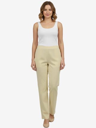 Women's Solid Cotton Trousers