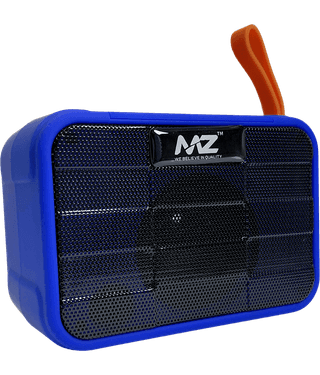 MZ S667 5 W Bluetooth Speaker Bluetooth V 5.0 with SD card Slot Playback Time 6 hrs Blue
