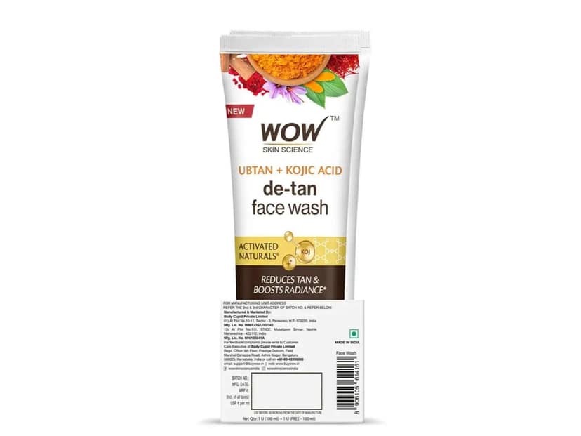WOW Ubtan Face Wash Tube - 100 ml - Pack of 6 view 2