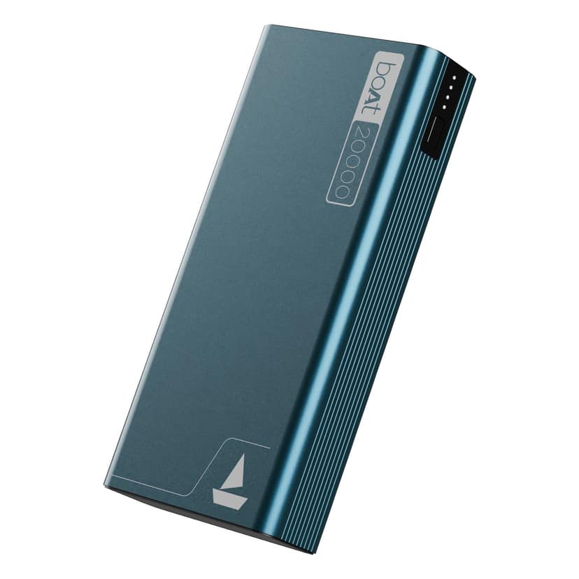boAt Energyshroom PB400 | Powerbank with 20000mAh battery capacity with Smart IC protection engrav_Steel Blue