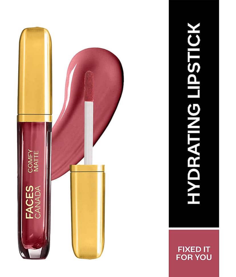 FACES CANADA Comfy Matte Liquid Lipstick - End Of Story 03, 3 ml , 10HR Stay