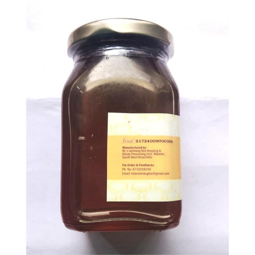 Iateilang Pure Honey - 250 gm - One glass jar view 2