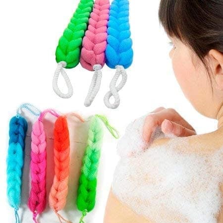 Elecsera Bathing Body Cleansing Sponge Loofah Back Scrubber Spa Beauty Bath Accessories for Men and Women (Multicolor) -Set of 1 view 2