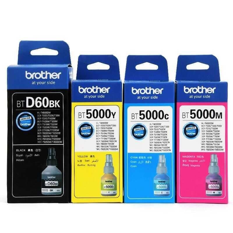 Brother D60, Bt5000 Set of 4 Bottle (t920dw, T925dw, T4500dw) view 2