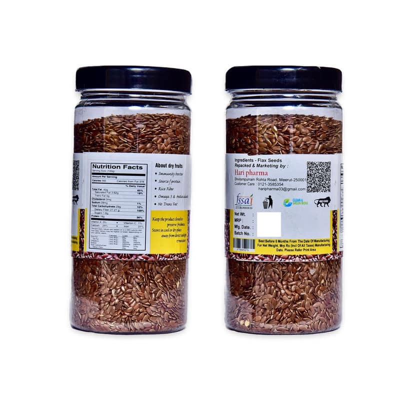 Hari nuts & seeds Roasted flax seeds - 500gm view 2