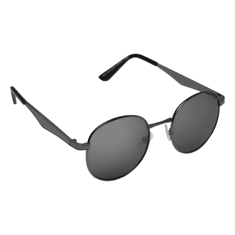 Jubleelens - Stylish Black Round UV400 Unisex Sunglass 2308 view 2