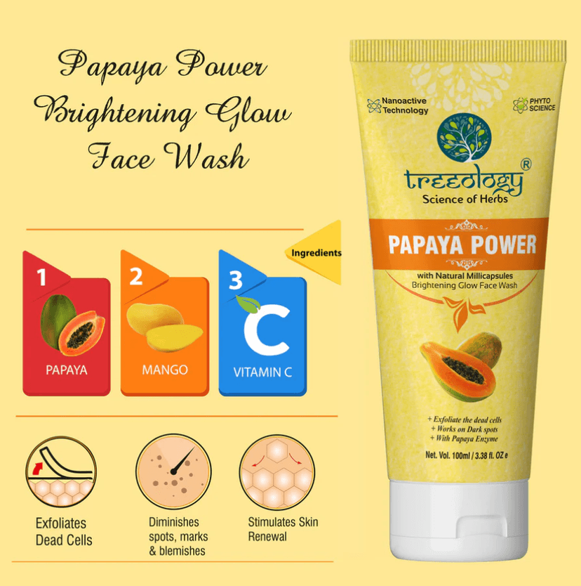 Treeology Papaya Power Brightening Glow Face Wash view 2