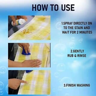 All in One Fabric Stain Diluter Remover Combo view 2