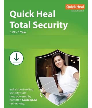 Quick Heal Total Security Latest Version ( 1 PC / 3 Year ) - Activation Code-Email Delivery