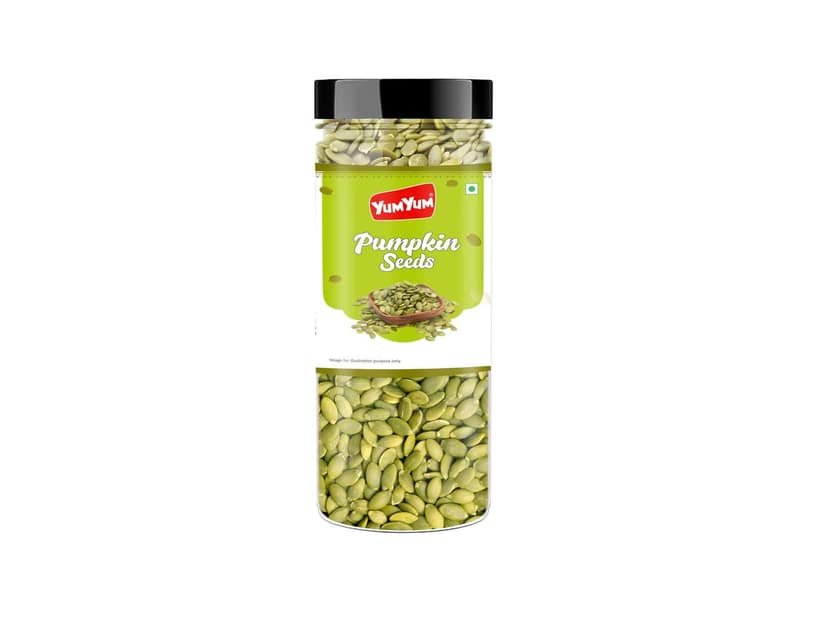 YUM YUM Pumpkin Seeds High Protein High Fiber Healthy Seeds Jar - 200g
