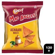 Bingo! Mad Angles Achaari Masti, 130G Pack
