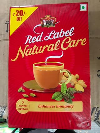 Brooke bond Red label natural care with 5 ayurvedic ingredients