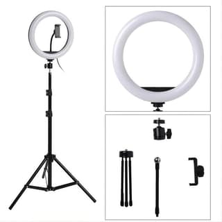 Ring Fill Light 12 Inches with Stand, Temperature, USB Powered (HX-260)