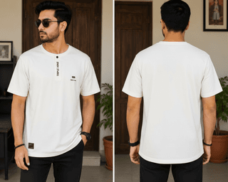 Mens Fancy T-Shirt-Half Sleeve-40