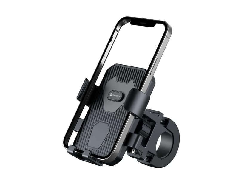 Portronics Mobike 4 Bike Phone Mount with 360 Rotational, Strong Hold for Bicycle, Motorcycle Compatible with 4.7 to 6.8 inch Devices