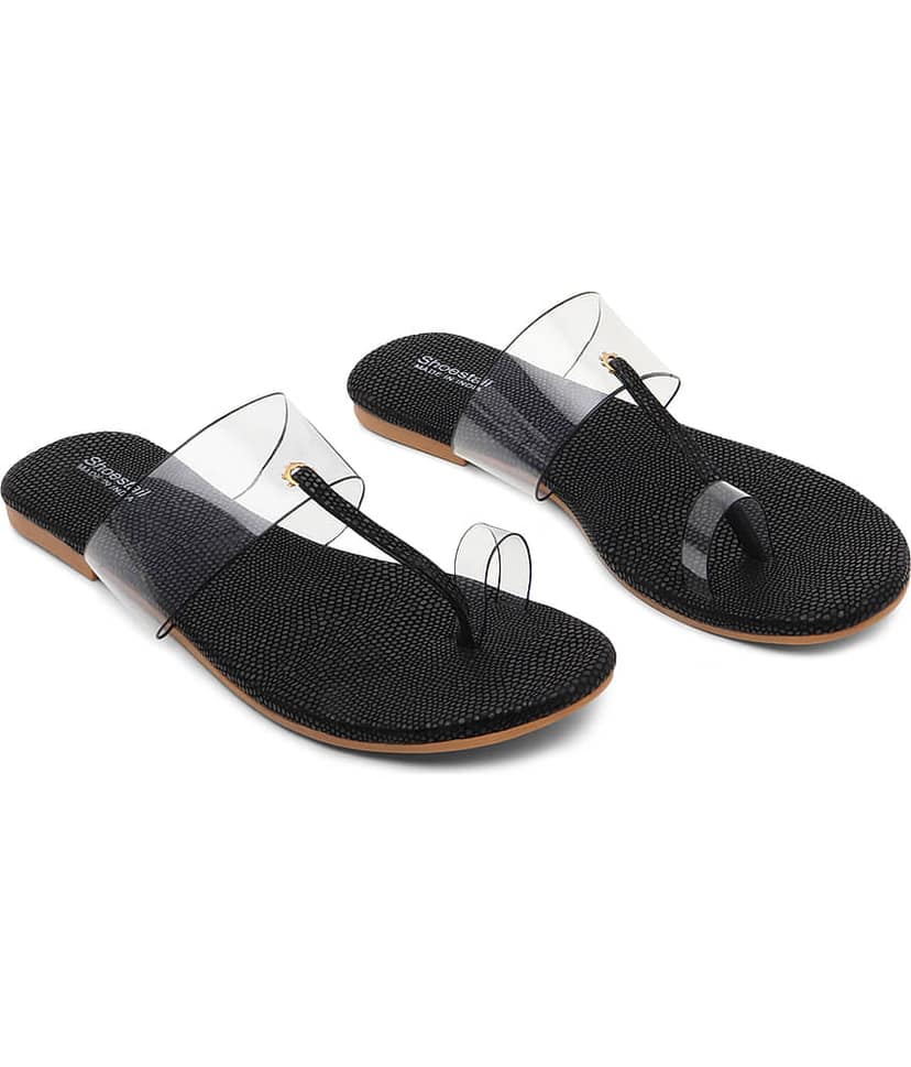 Shoestail Gray Flats