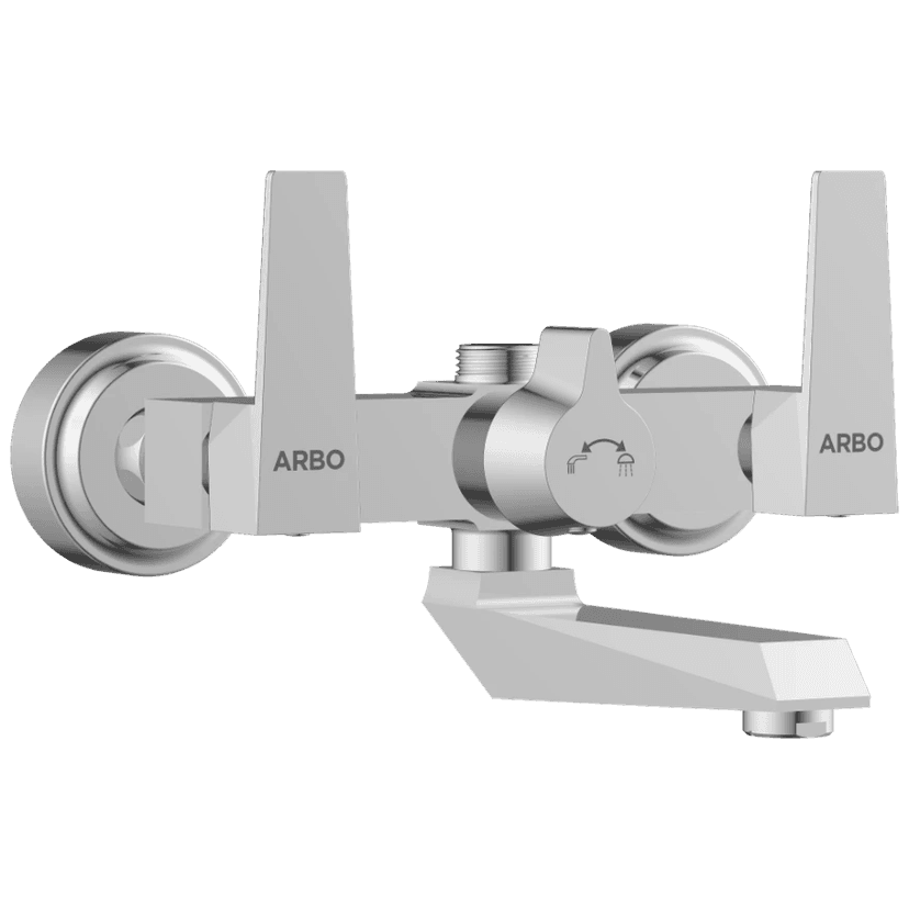 LV-2050 Wall Mixer With Connector For Hand Shower Arrangement With Connecting Legs, Wall Flange & Wall Bracket For Hand Shower view 2