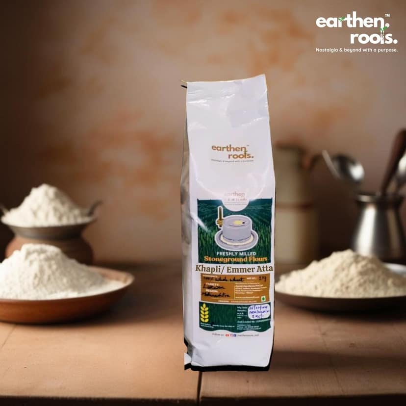 Earthen Mill Stonground Khapli Whole Wheat Flour view 2