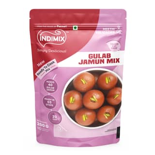 Indimix Ready to Cook Gulab Jamun - 200gm