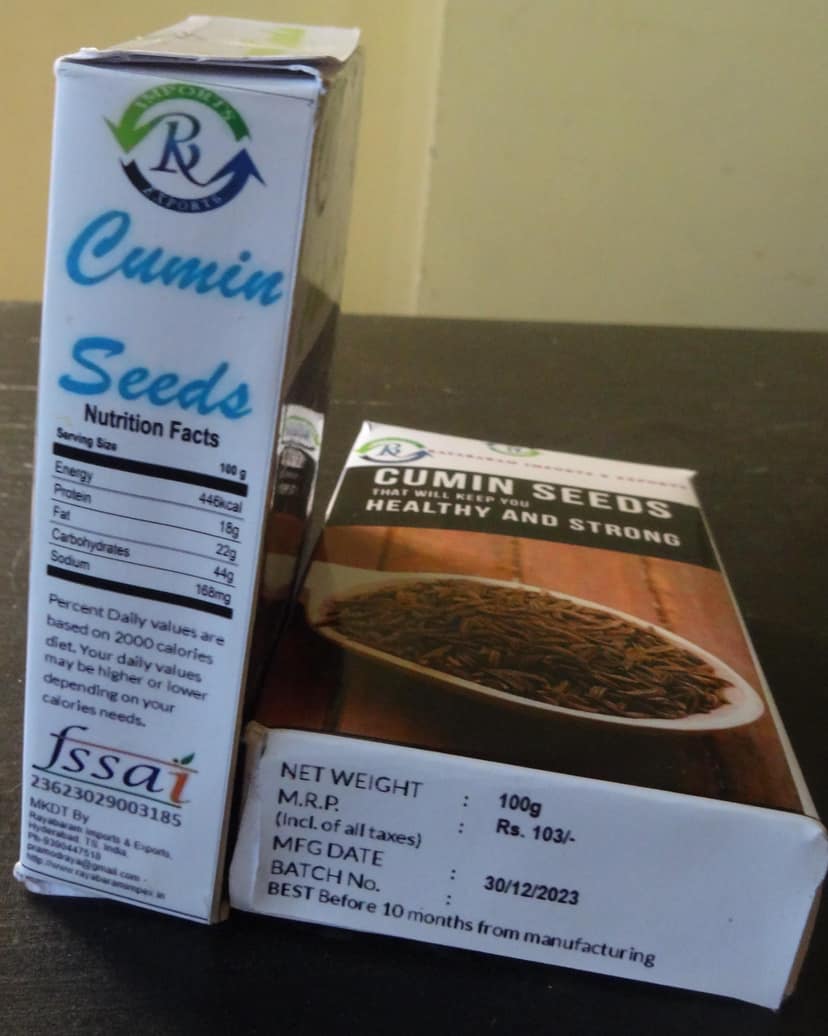 Cumin Seeds 100 gm