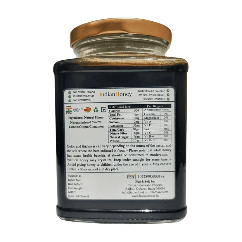 IndianHoney Tulsi Honey A Natural, Aromatic Infused With The Rich Flavor Earthy Freshness view 2