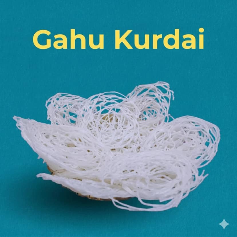 Morya Gruhudyog Gahu Kurdai 200 gm Traditional Wheat Kurdai Snack