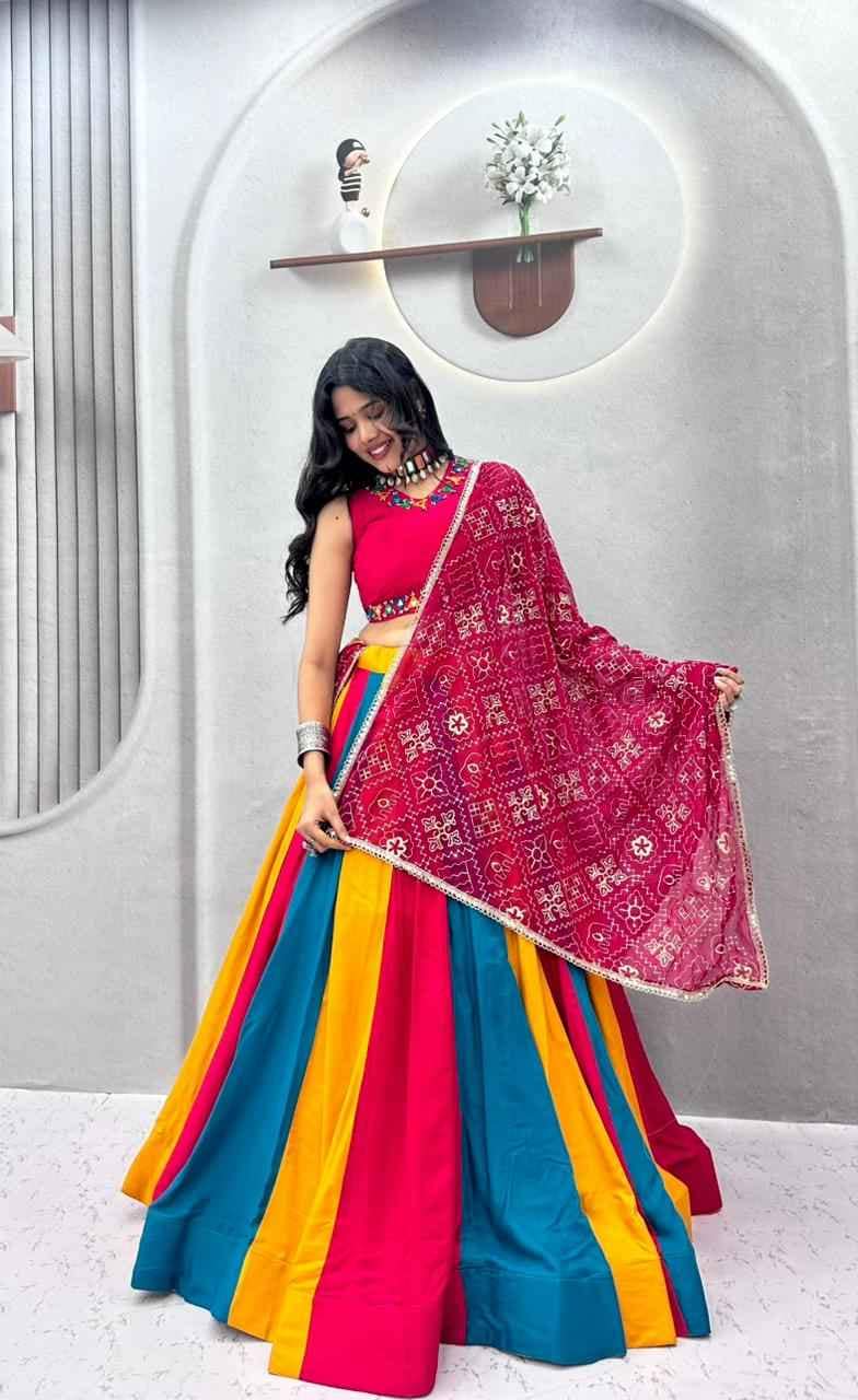 Premium Lehenga Choli with Vintage Dupatta view 2