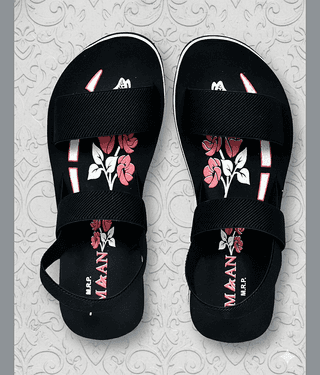 MAAN Black Women's Gladiators Flats