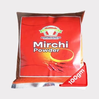 Red Chilli Mirch Powder 100 gm – Agrobusiness Krishi Producer: Spicy, Pure & Farm-Fresh Flavor in Every Pinch! (pack of 3)