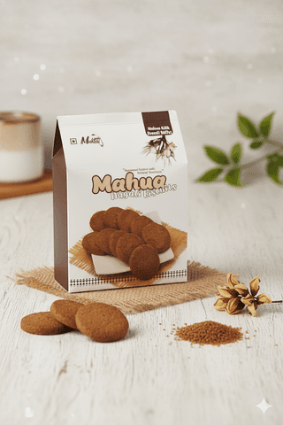 Muktai Mahua & Nagli Millet Biscuits (Pack of 3) | Calcium & Iron Rich Ragi Cookies | Naturally Sweet & Gluten-Free | Wholesome Healthy Snack (3 x 250gm - 750gm Total)