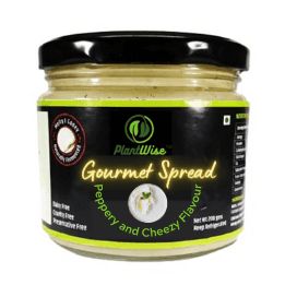 PlantWise Gourmet Spread, Pepper & Cheezy Flavour, 200 gm