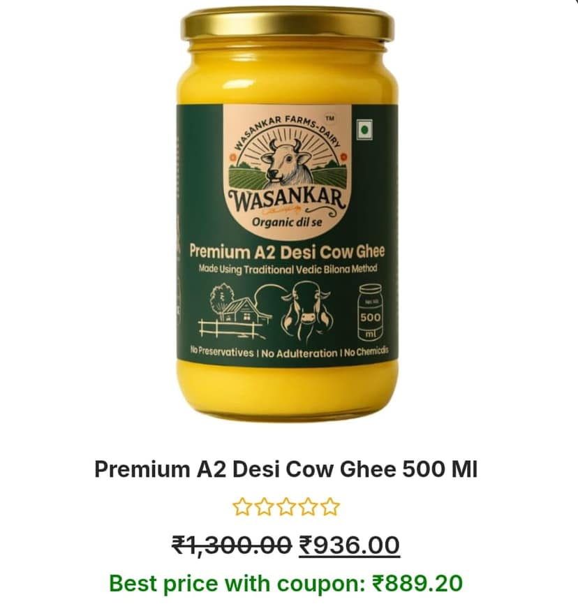 A2 DESI COW GHEE view 2