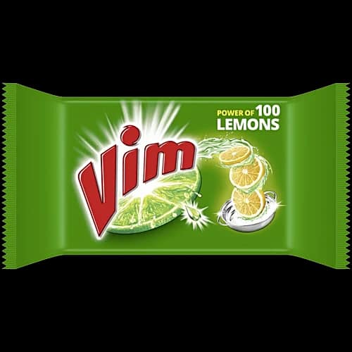 Vim Dishwash Bar - Lemon, 90 G (Pack Of 4)