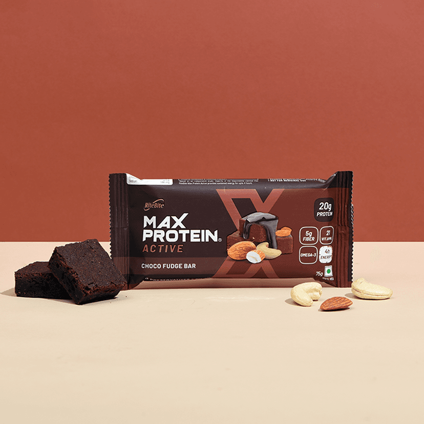 Max Protein Bar - Active Choco Fudge Max Protein Bar - Active Choco Fudge - Single Pack view 2