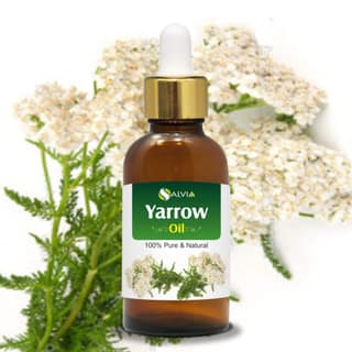 Salvia Yarrow Oil with Dropper 100% Natural Pure Undiluted Uncut Essential Oil - 30ml Salvia Yarrow Oil with Dropper 100% Natural Pure Undiluted Uncut Essential Oil - 30ml - Clear / 30 ml (Pack of 1)