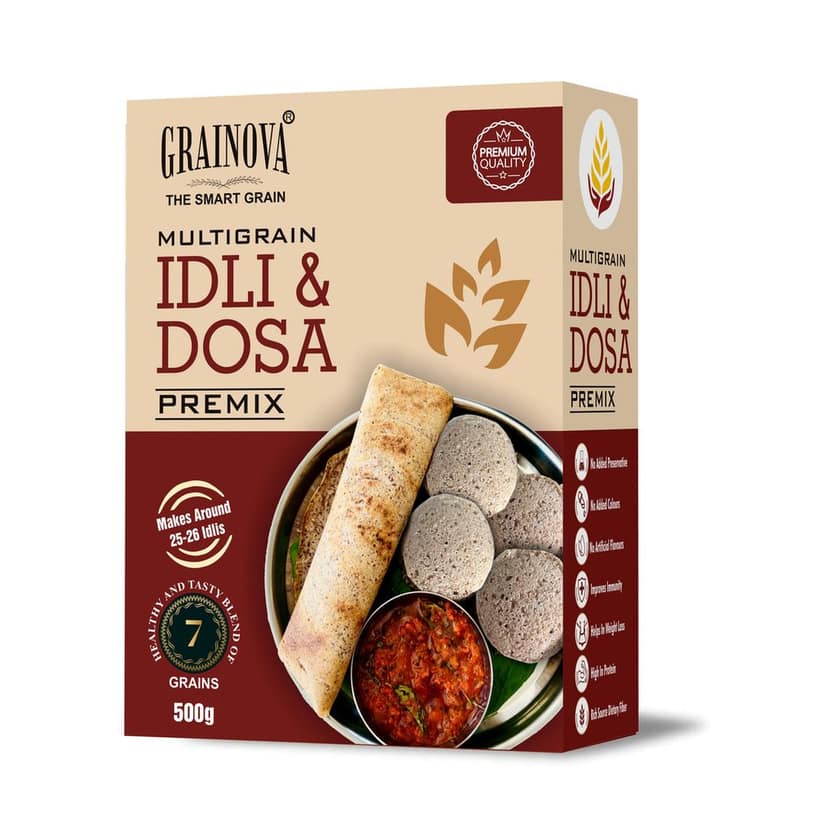 GRAINOVA Idli Dosa Premix | Idli Dosa Batter | Idli Dosa Mix | Multigrain Idli Dosa