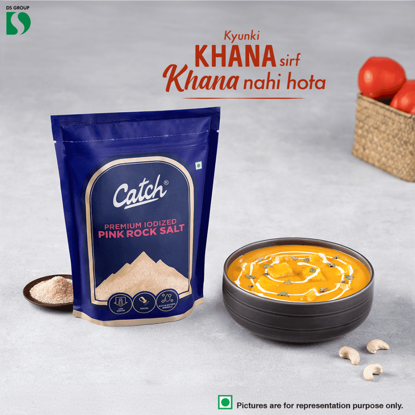 Catch Premium Iodized Pink Rock Salt || 1000 Grams view 2