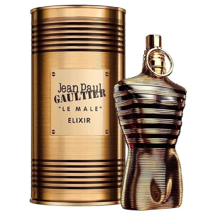 Jean Paul Gaultier Le Male Elixir Parfum for Men 125ml Long Lasting Warm Spicy Woody Designer Perfume