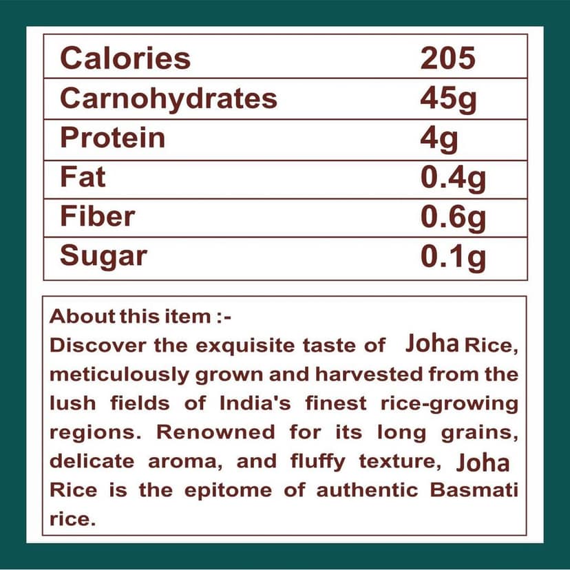 Joha Rice (1 kg) view 2