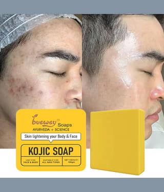 BUEWEY Beauty Kojic soap for hyperpigmentation Soap for All Skin Type ( Pack of 1 )