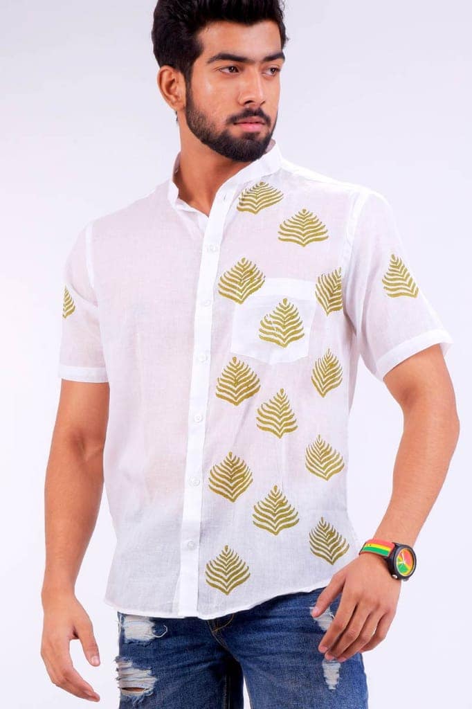 VHO INDIA 10 OLIVEGREEN SHIRT view 2