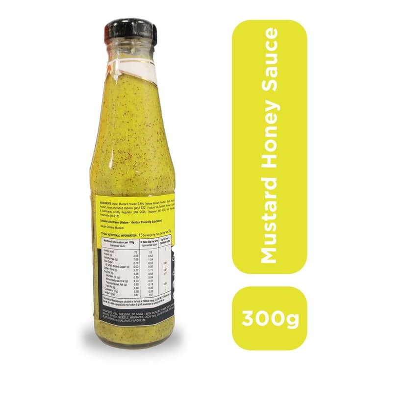 Honeyman Mustard Sauce Cream Dressing 300 gm view 2