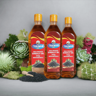 "Buy Cold Pressed Gingelly Oil Online at Best Price - Thaiman"
