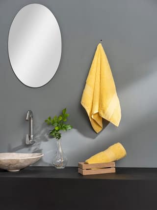 DDecor 100% Premium Cotton Hand Towel | Plain 500TC | Zero Twist with High Absorbency | Perfect for Everyday Use | Brio Collection | 40 CM X 60 CM