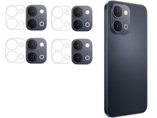 ISAAK Back Camera Lens Protector compatible for iQOO Z11x (Pack of 4)