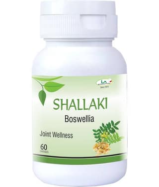 La Nutraceuticals Shallaki Boswellia Capsule 60 no.s