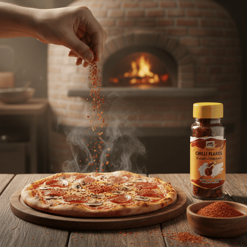 Valari Chilli Flakes Bottle - 65g Seasonings for Italian Dishes, Red Chilli Flakes for Pasta, Pizza, Salads, Premium Sprinkler Seasoning, Italian Herbs and Spices view 2